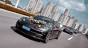 保时捷panamera+5辆奥迪A8L